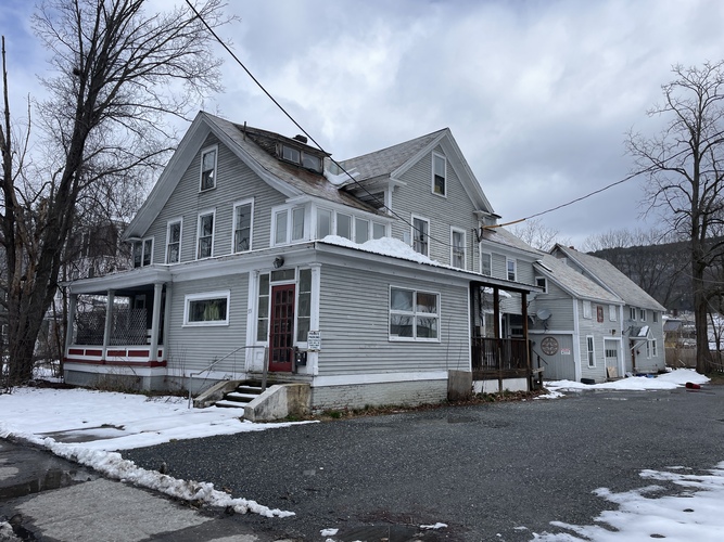 This apartment house at 33 Oak St. in Brattleboro is in the process of being renovated with funds through the Vermont Housing Improvement Program. When finished, there will be a total of 13 new units available for rent.