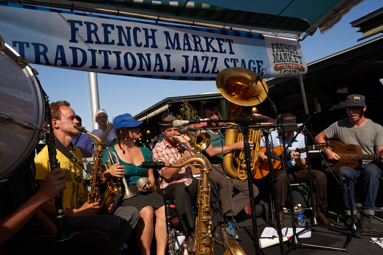 Tuba Skinny, shown here performing in the French Quarter, will play at the Latchis on Aug. 31.