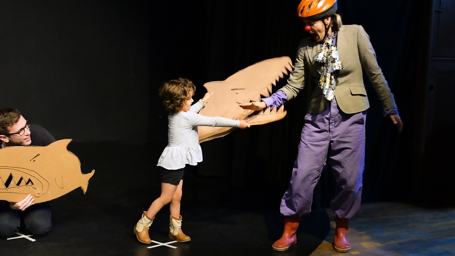 Marta Mozelle Macrostie and her one-woman clown show, “Please Ship This Wet Gift,” is coming to NECCA on Jan. 28.