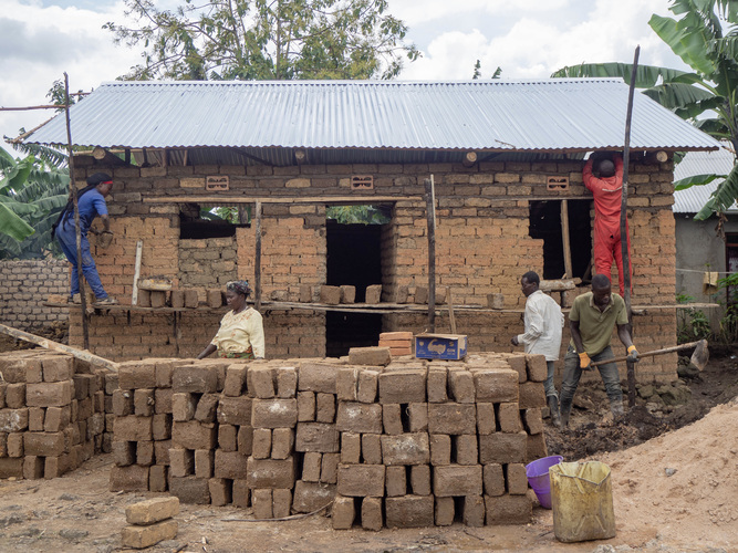 It costs just $3,000 to build an Inshuti home in Rwanda, including all building material, labor, project coordination, and home provisions. 