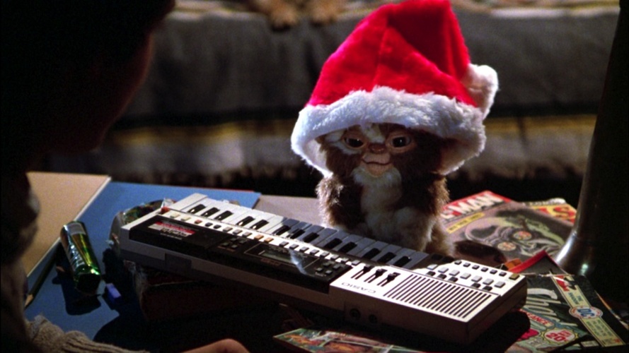 Gizmo, one of the lead characters in the horror comedy classic “Gremlins,” which will be screened at Epsilon Spires in Brattleboro on Dec. 22.