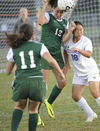 Colonel girls roll over Cosmos, 8-0