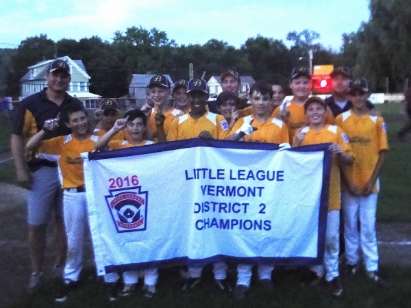 Brattleboro Little League wins district title
