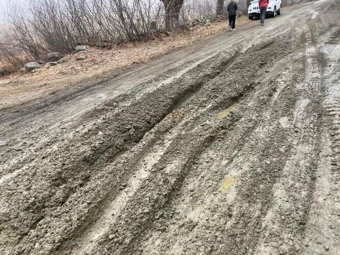 Joanna Terry: Winter becomes spring when asking about the road conditions implies mud instead of ice or snow. (Sometimes this change happens multiple times in the same week.) 