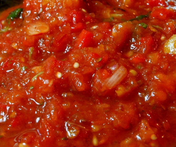 Tomatoes? No. Salsa from local tomatoes? Yes.