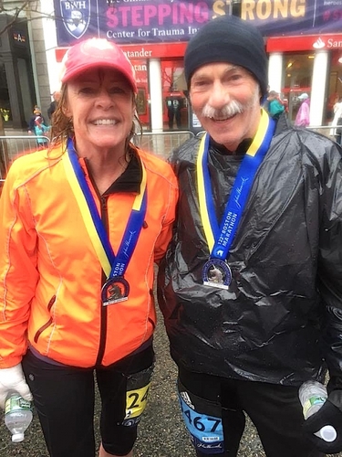 Local runners brave elements in Boston Marathon