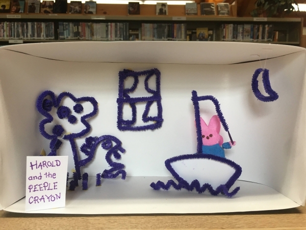 Putney Public Library hosts Peeps Diorama Contest