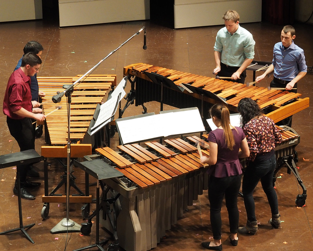 The UMass Percussion Ensemble will be at the Brattleboro Museum & Art Center on April 14.