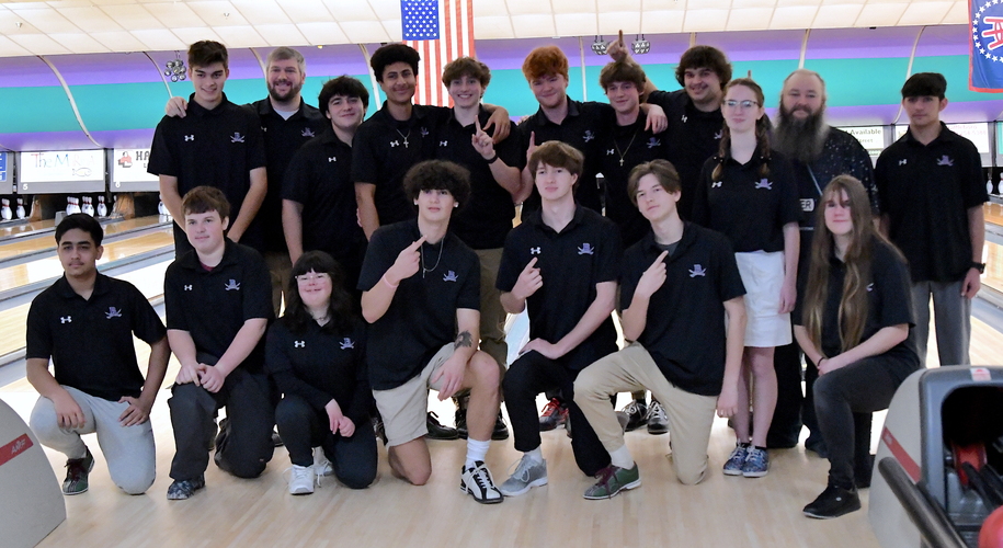 The 2022-23 Brattleboro Colonels varsity bowling team won its first-ever state title on March 5 in Colchester.