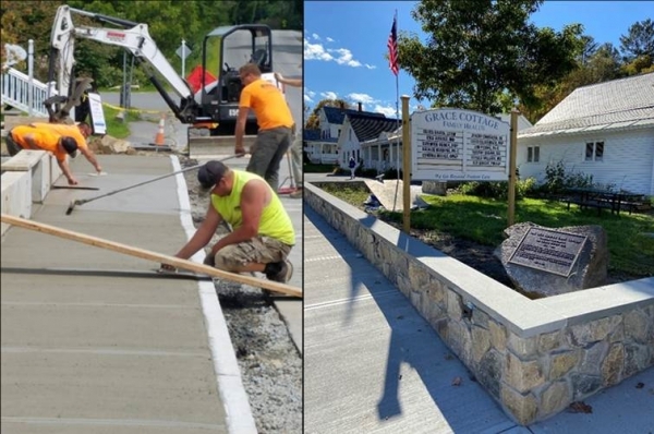 Grace Cottage receives grant for sidewalk upgrade