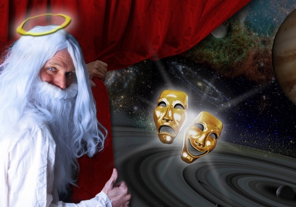 One-man show depicts God in moments before big bang
