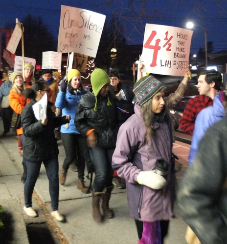 In Brattleboro, a march against racism 