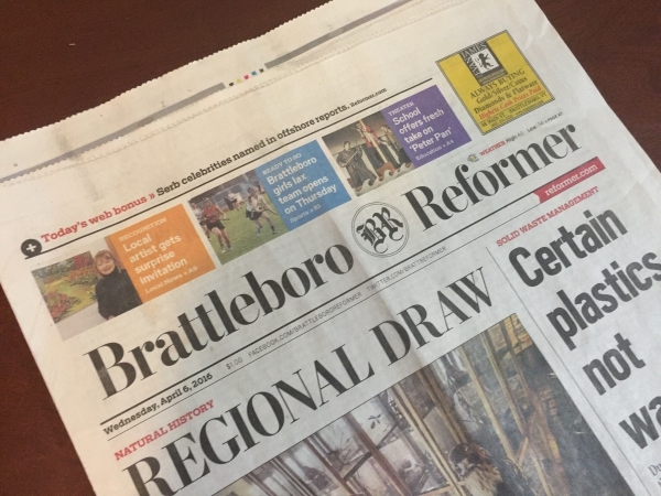 <i>Brattleboro Reformer</i> to be sold in May