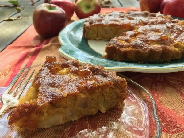 A spicier twist on a classic French apple cake
