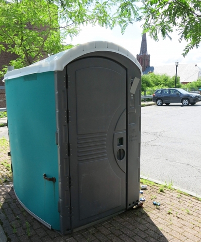 Brattleboro installs three portable toilets