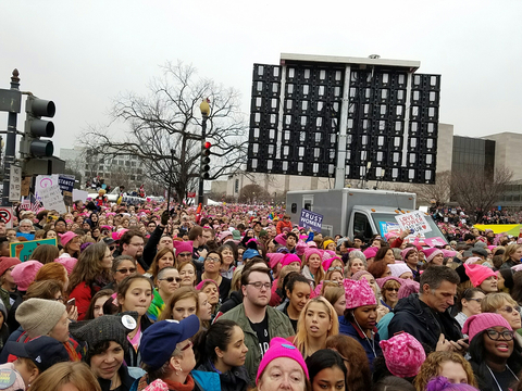 The Women’s March on Washington in 2017 drew millions to Washington, D.C.