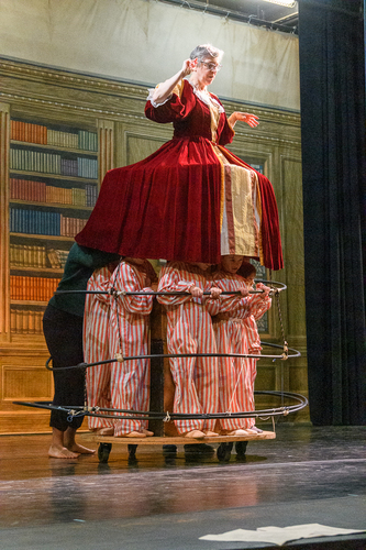 The Mother Ginger costume and apparatus, part of Brattleboro School of Dance’s collection of “Nutcracker” props, was among the $50,000 of the organization’s belongings accidentally disposed of by the facility where they were stored. To stage this year’s performance, the school has mounted a GoFundMe campaign.