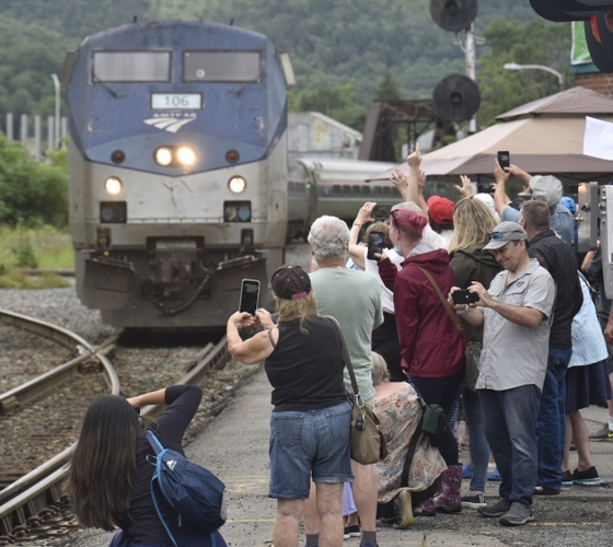 Vermont celebrates the return of passenger trains