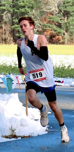 For the second straight year, Peyton Joslyn of Swanzey, New Hampshire was the top male finisher at the annual Brattleboro Turkey Trot road race on Nov. 23.