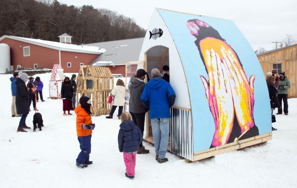 Artful Ice Shanties return to Retreat Farm with full schedule of outdoor events
