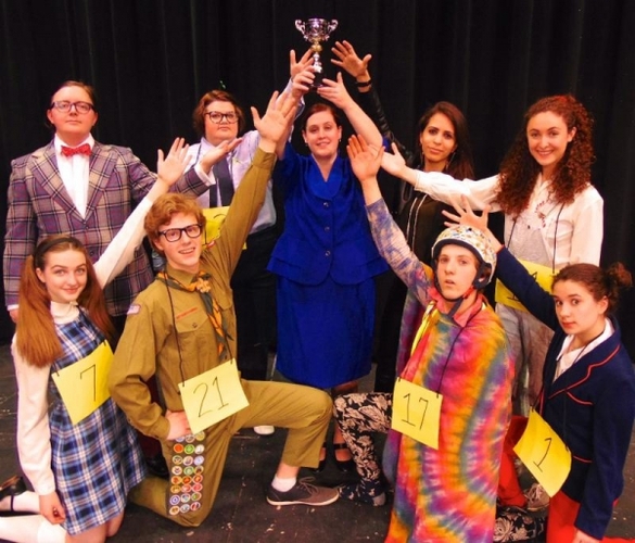 ‘Spelling Bee’ musical concludes run at Evening Star Grange this weekend
